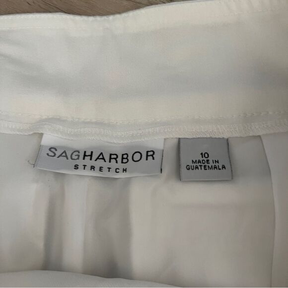 NWT Sag Harbor Comfort Wait Crop Pants stretch Size 10 - Picture 5 of 6